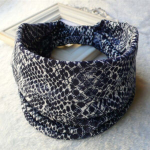 Navy blue snake pattern