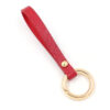 Wholesale PU Colored PU Leather Wristband with Keyring