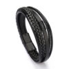 Wholesale Leather Cord Hand Woven Men Bracelet
