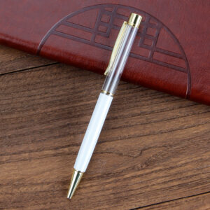 Empty pole pen 1.0 / White (Gold)