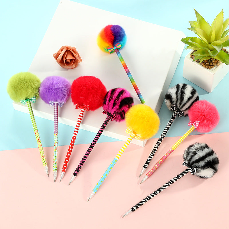 Wholesale Plastic Princess Hairball Ballint Pen
