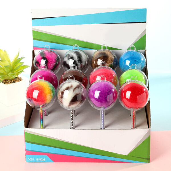 Wholesale Plastic Princess Hairball Ballpoint Pen