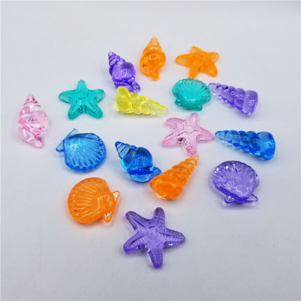 Wholesale Conch Seashell Starfish Acrylic Modeling Beads