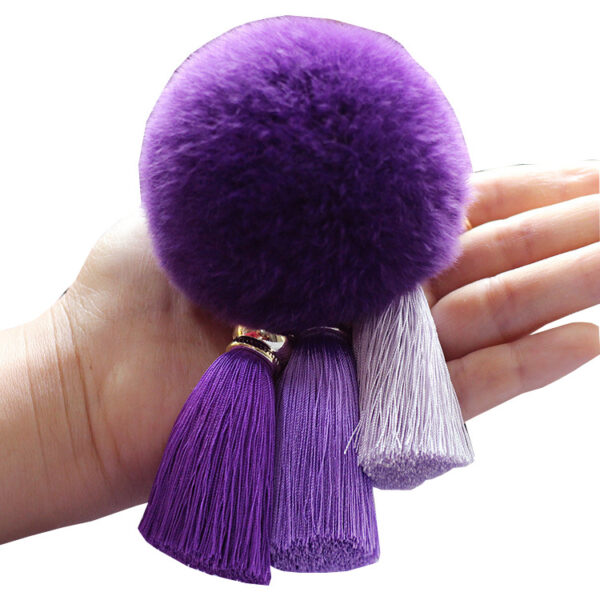 Wholesale Plush Tassel Keychains