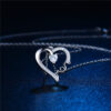 10834743075_210165010-1 Wholesale Mother's Day Mom Color-separated Heart-shaped Necklace
