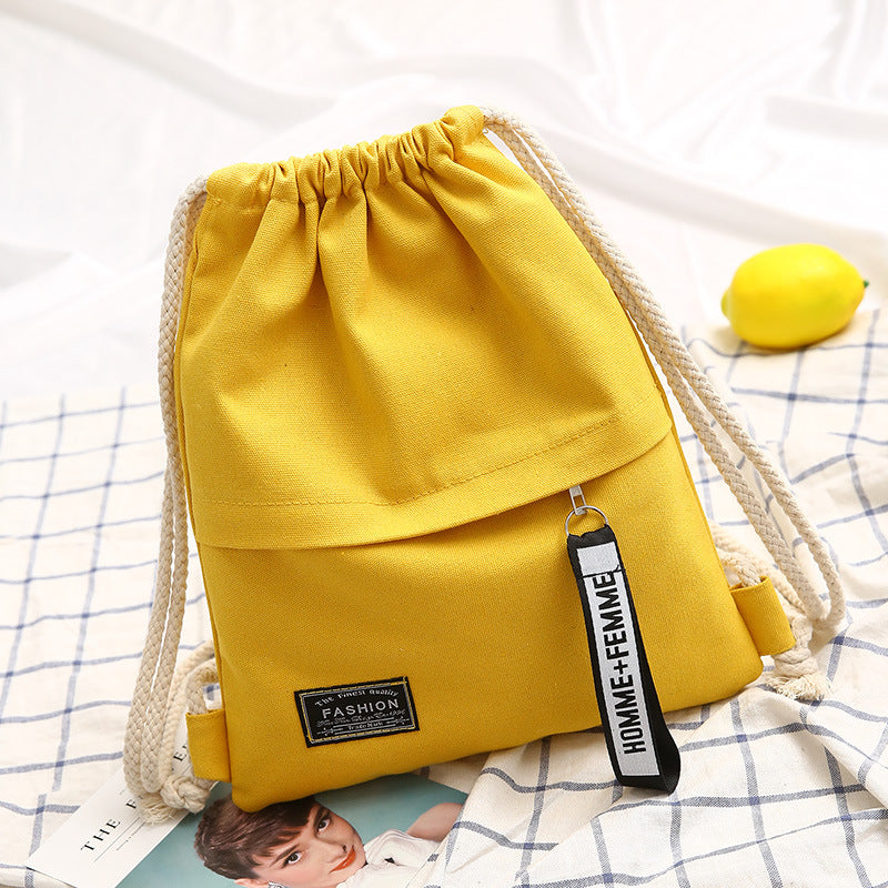 Wholesale awstring Canvas Backpack