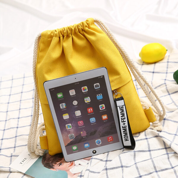 10848623763_1428125693 Wholesale Drawstring Canvas Backpack