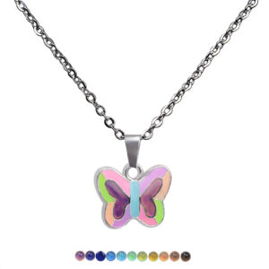 Luminous Butterfly Color Changing Necklace