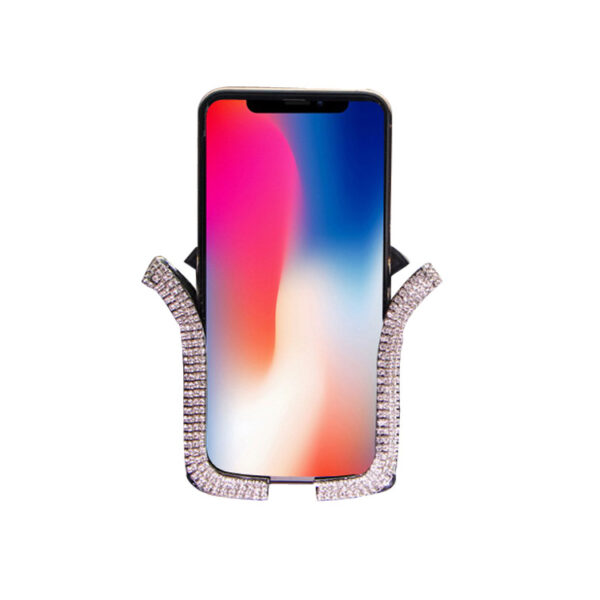 Wholesale Car Diamond-encrusted Plastic Mobile Phone Holder