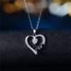 10864804503_210165010-1 Wholesale Mother's Day Mom Color-separated Heart-shaped Necklace