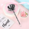 Wholesale Leopard Print Fur Ball Plastic Ballpoint Pen