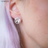 10893005757_948639735 Wholesale World Map Alloy Ear Studs