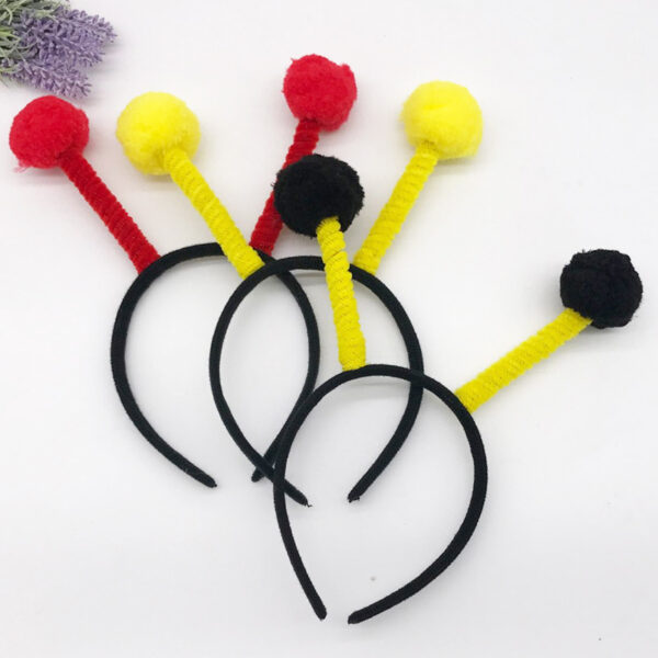 10926999071_1841616778 Wholesale Fabric Hairy Bee Ant Headwear Headband