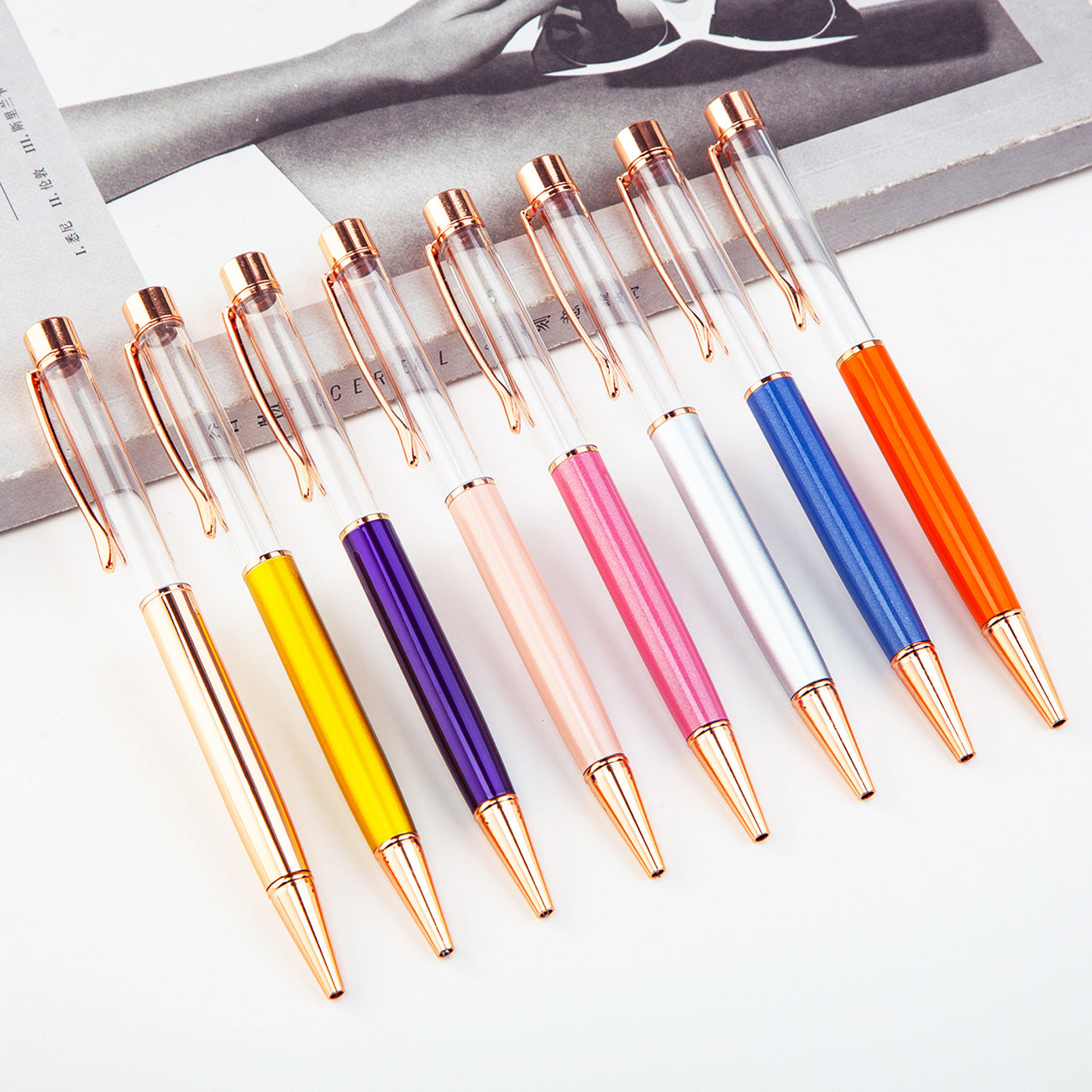 Wholesale DIY Empty Rod Plastic Ballint Pen