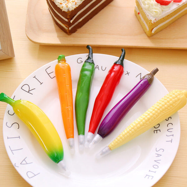 Wholesale Fruit Vegetable Plastic Ballpoint Pen