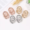 Wholesale Figure 8 Twist Alloy Earrings