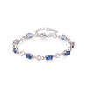 10937152698_897938250 Wholesale Heart of the Ocean Blue Diamond Crystal Alloy Bracelet