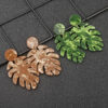 10951565822_901759956 Wholesale Leaf Shaped Acrylic Acetate Earrings