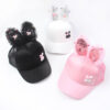 Wholesale Cotton Easter Rabbit Ears Sequined Mesh Cap