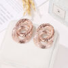 Wholesale Figure 8 Twist Alloy Earrings