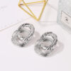 Wholesale Figure 8 Twist Alloy Earrings