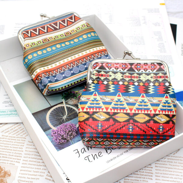 Wholesale PU Aztec Ethnic Style Coin Purse