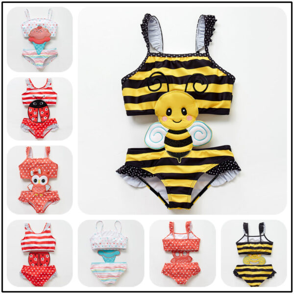 Wholesale Baby Bee One Piece Swimwear