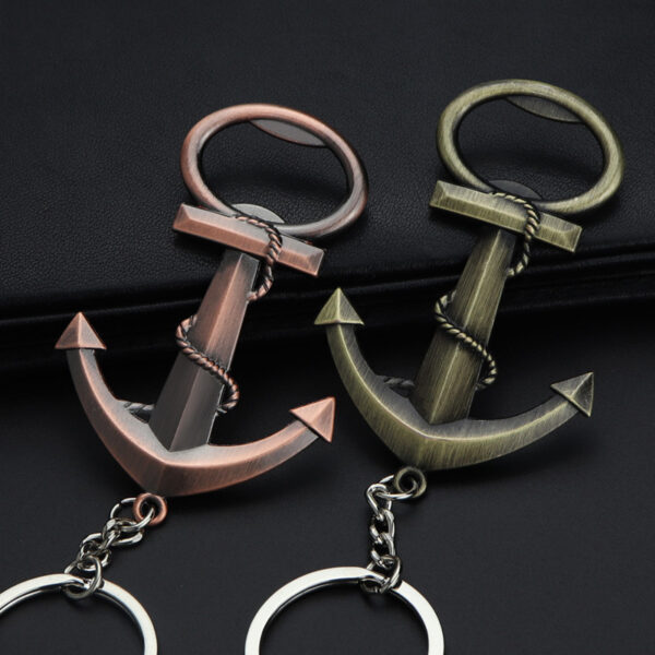 Wholesale Nautical Rudder Bottle Opener Keychain