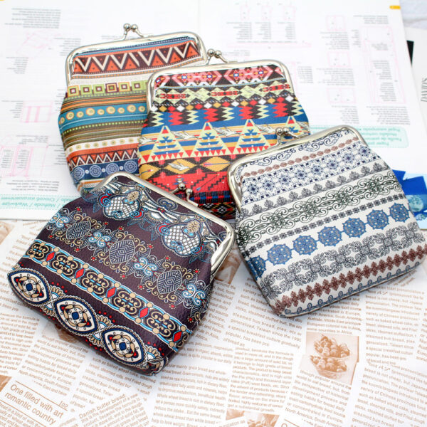 Wholesale PU Aztec Ethnic Style Coin Purse