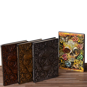 Wholesale Retro Relief PU Halloween Gift A5 Notebook