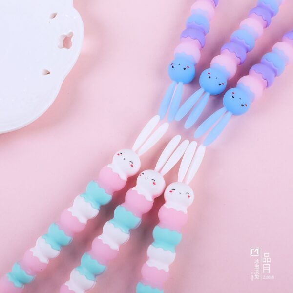 Wholesale Plastic Ice Cream Rabbit Gel Pen