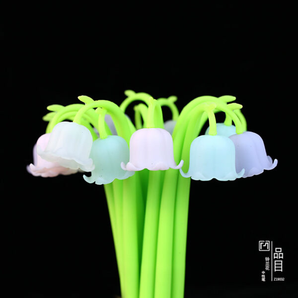 Wholesale Silicone Lily of The Valley Gel Pen