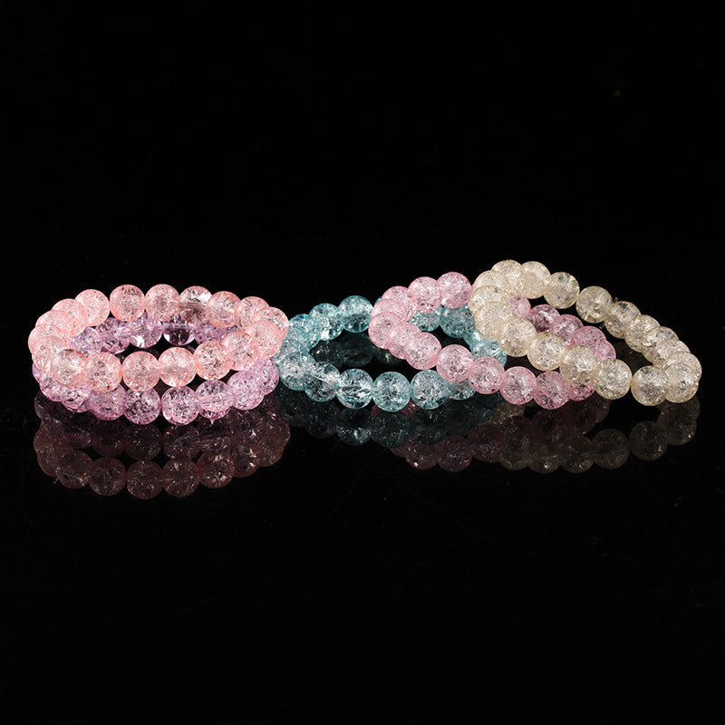 Wholesale p Flower Crystal Bracelet