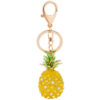 11063411702_949518863 Wholesale Acrylic Rhinestone Pineapple Shape Keychain