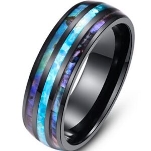 Electric black wood skin Opal / No. 9