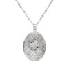 11147703402_305489517 Wholesale Diy Accessories Photo Box Oval Engraved Pattern Openable Pendant Necklace
