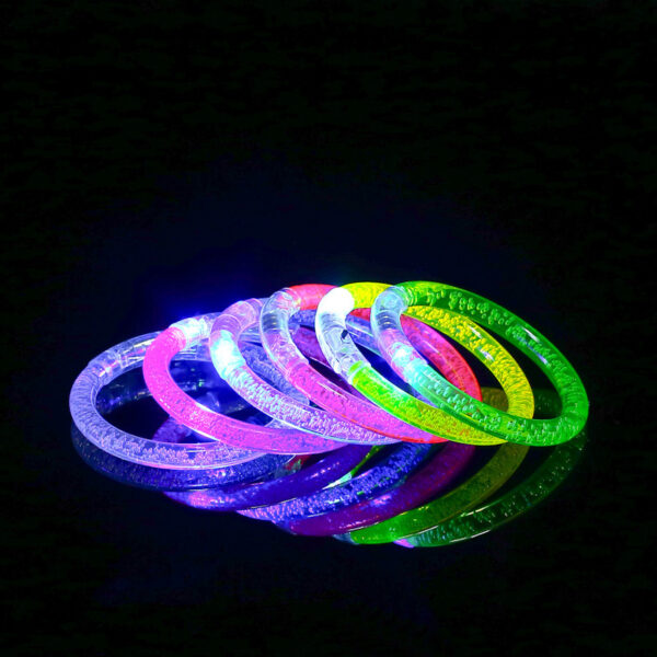 Wholesale Acrylic Colorful LED Bracelets