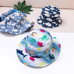 Wholesale Kids Summer Beach Polyester Bucket Hat
