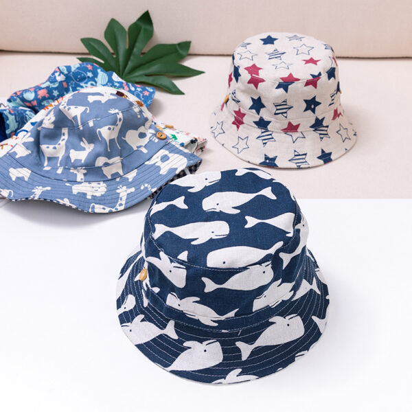 11180929437_1567721775 Wholesale Kids Summer Beach Polyester Bucket Hat