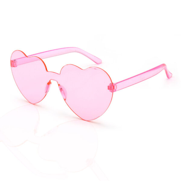 11185570001_1789608452-2 Wholesale Plastic Rimless Heart Shaped One Piece Sunglasses Kids Glasses