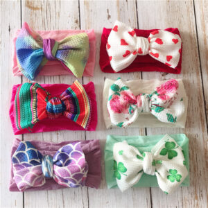 11194718476_319010745 Wholesale Nylon Printed Baby Headband