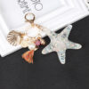 11197974833_1670712167 Wholesale Crystal Starfish Tassel Keychains