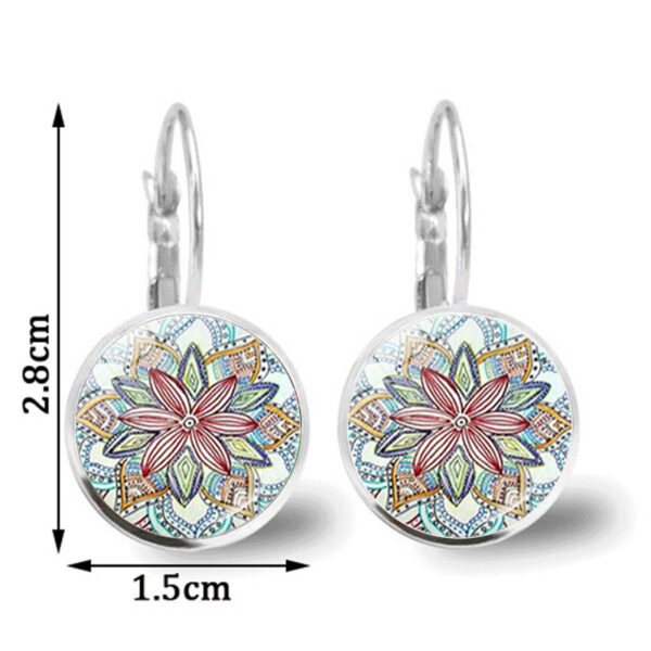 Wholesale Mandala Alloy Earrings