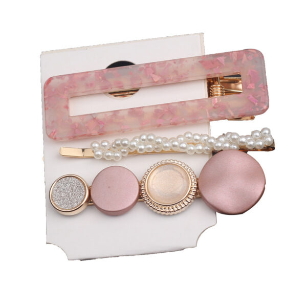 Wholesale Vintage Pearl Acetate Hair Accessories Set
