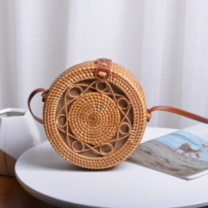 Leather buckle 20*8 flower bone bag