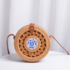 Leather buckle 20*8 hollow ceramic