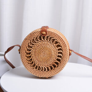 Leather buckle 20*8 ring bag