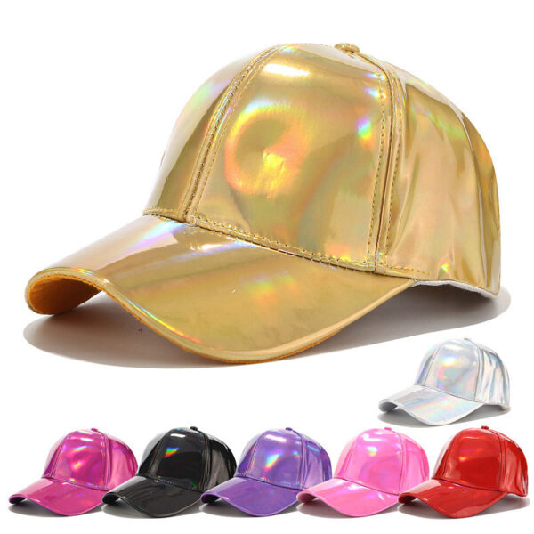 Wholesale Laser PU Baseball Cap