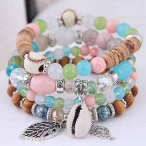 Wholesale Bohemian Shells Alloy Bracelet