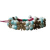 Wholesale Four Leaf Clover Fully Hand Woven Bead Chain Bracelet